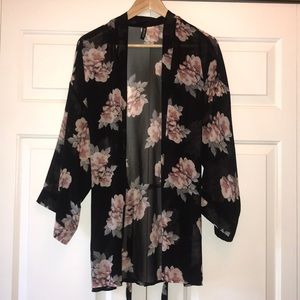 Floral Sheer Robe